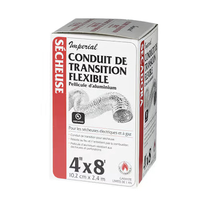 Conduit de sécheuse flexible ProFlex de 4 po. x 8 pi